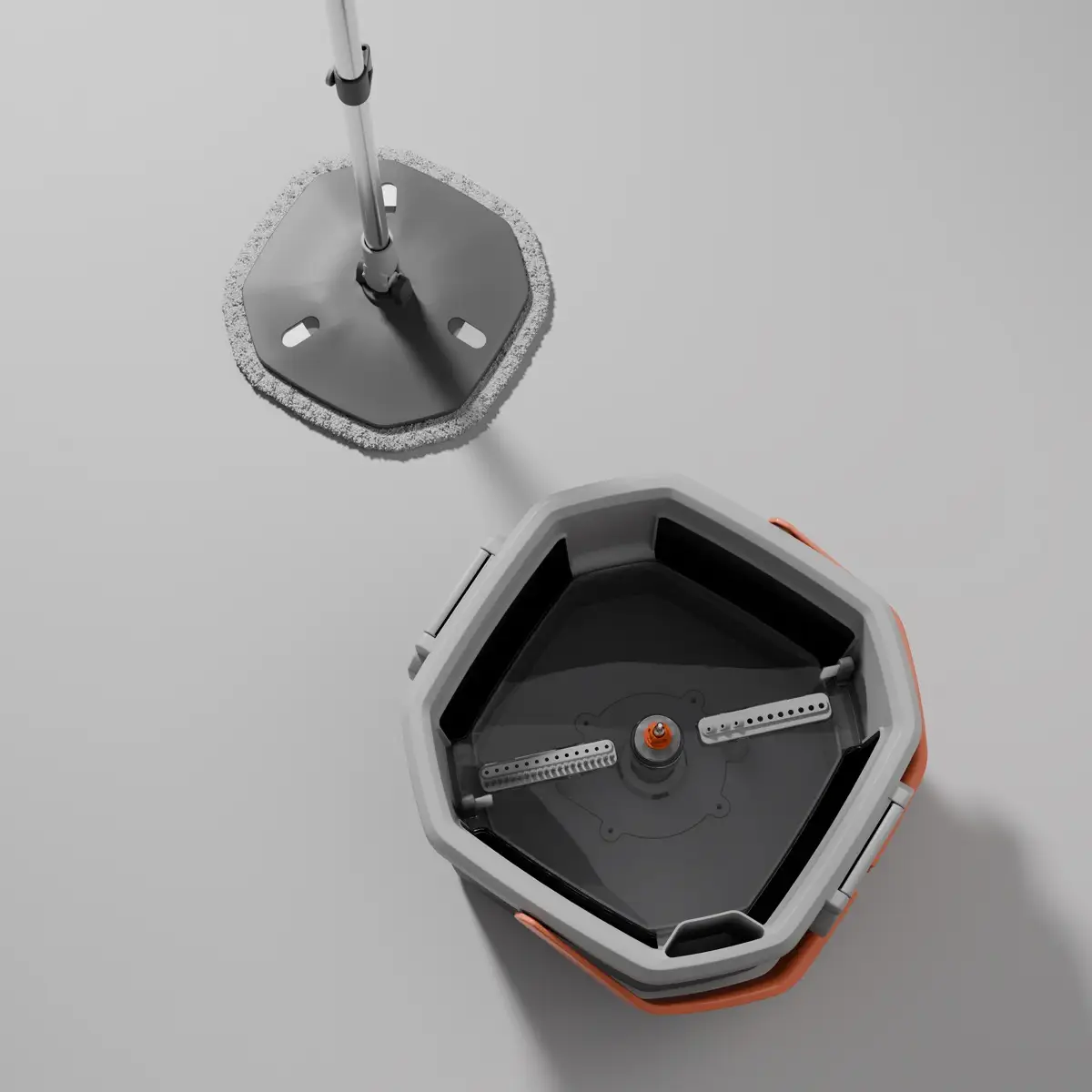 Homeplus Octagon Spin Mop & Bucket