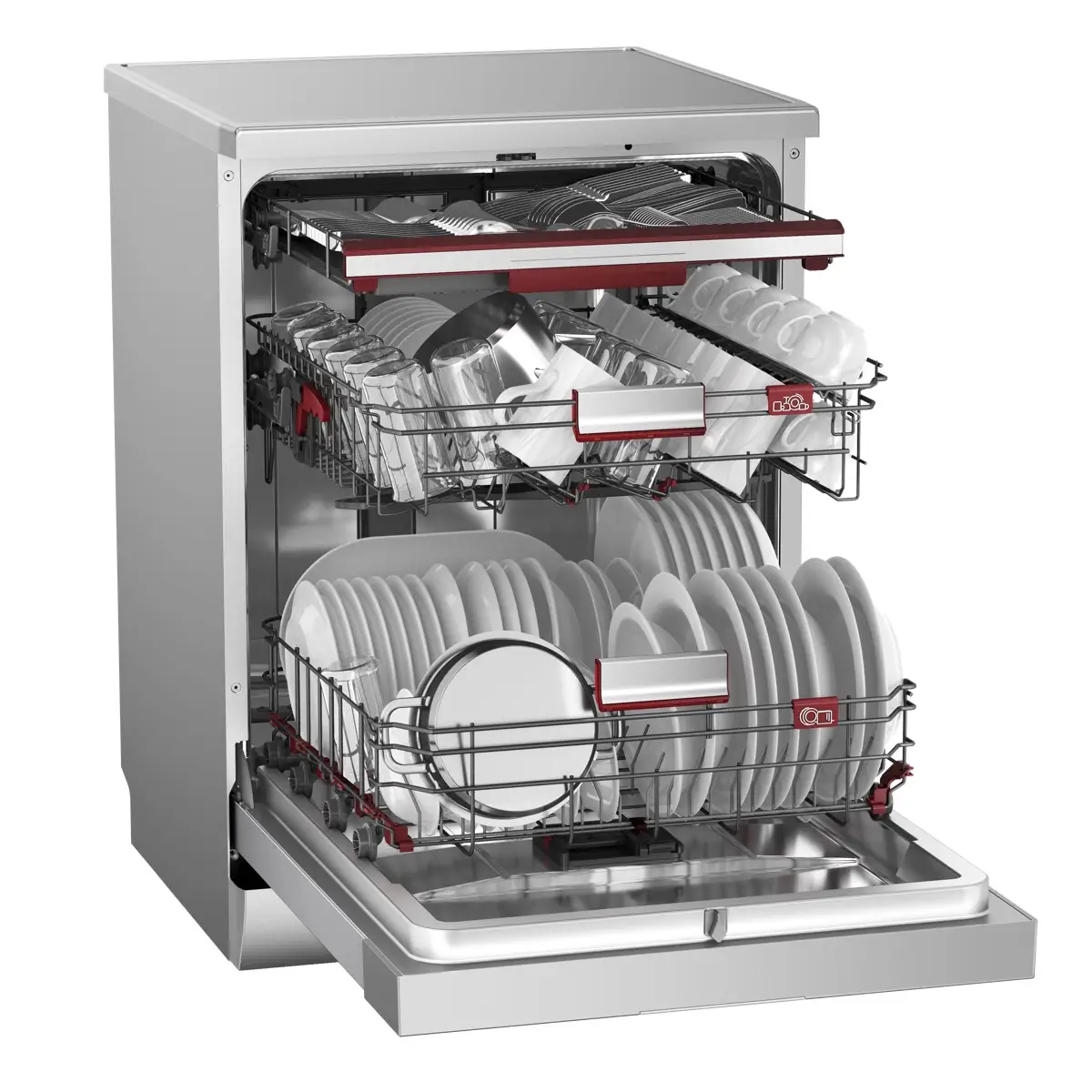 Toshiba Freestanding Dishwasher, DW-14F7ME(SS)-G (14 Place Settings)