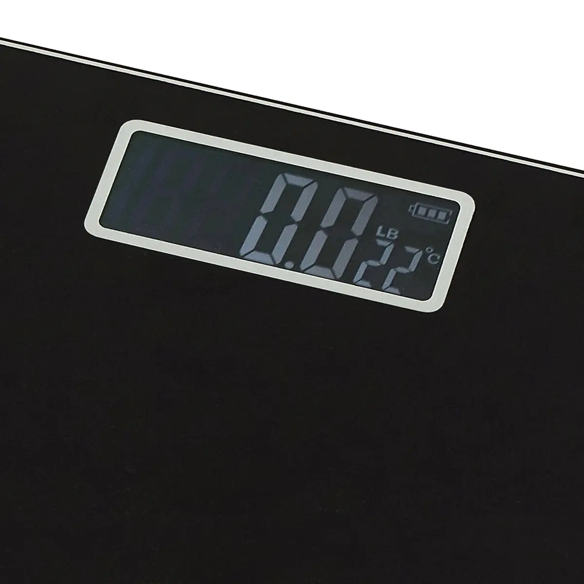 Black+Decker Digital Bathroom Scale (28 x 28 x 2.2 cm, Black)