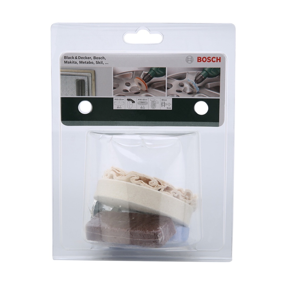 Bosch Combi Polishing Accessory Set (Set of 3)