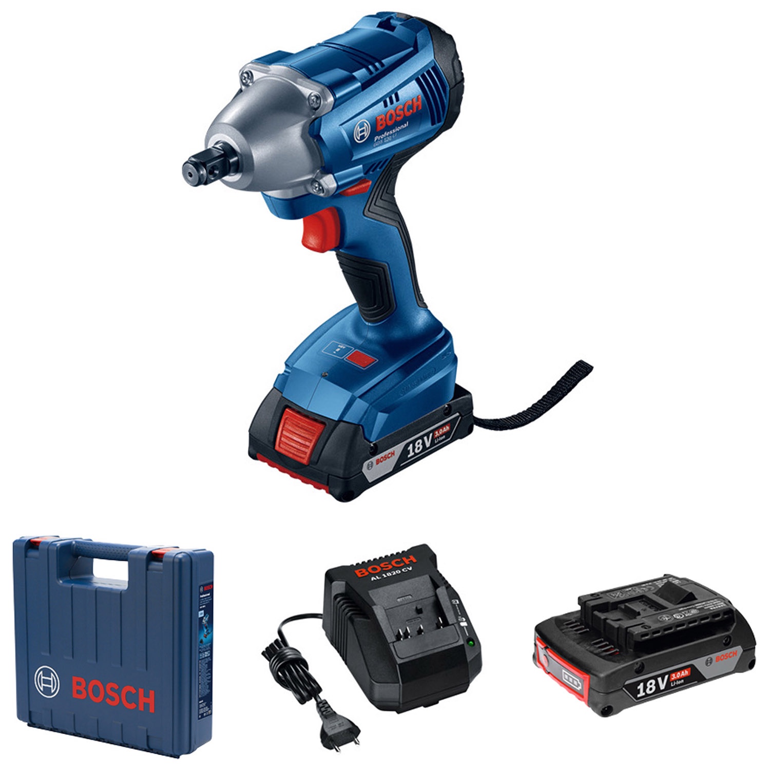 Bosch Impact Wrench 18 V 3 Amp