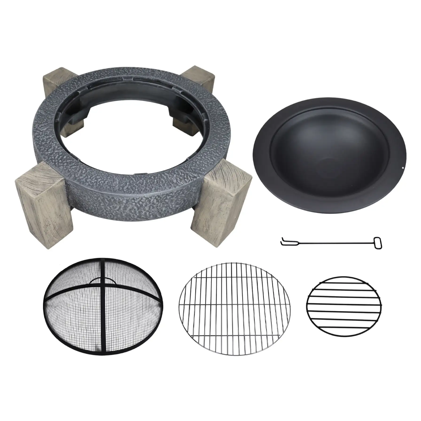 MGO Fire Pit (75 x 75 x 44 cm)