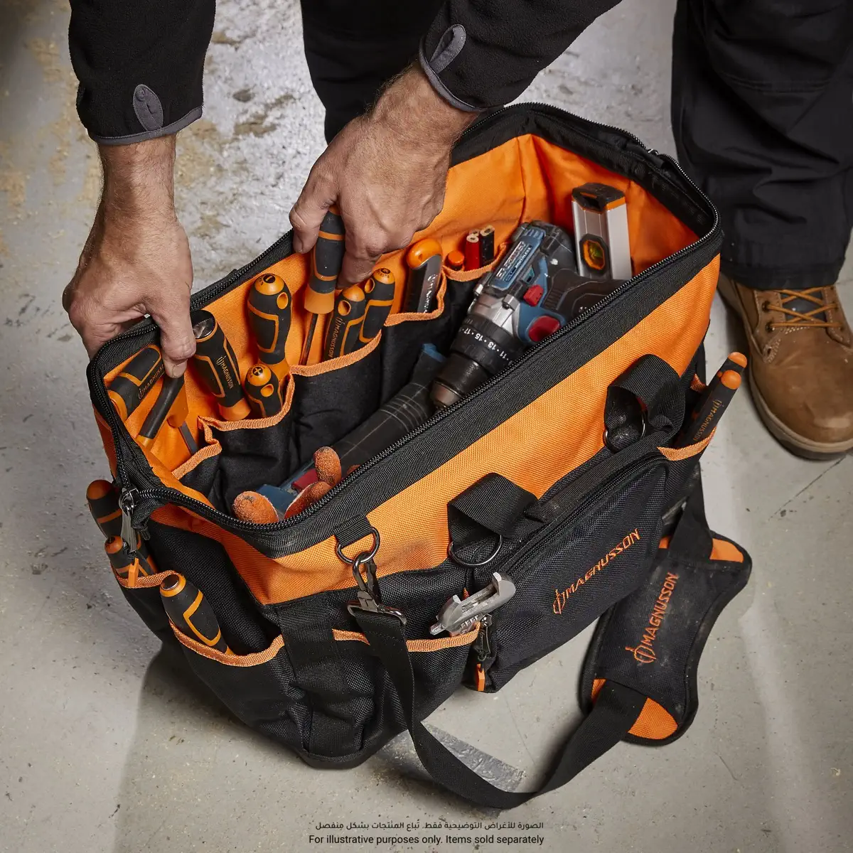 Magnusson Hard base tool bag (L. 50 cm)