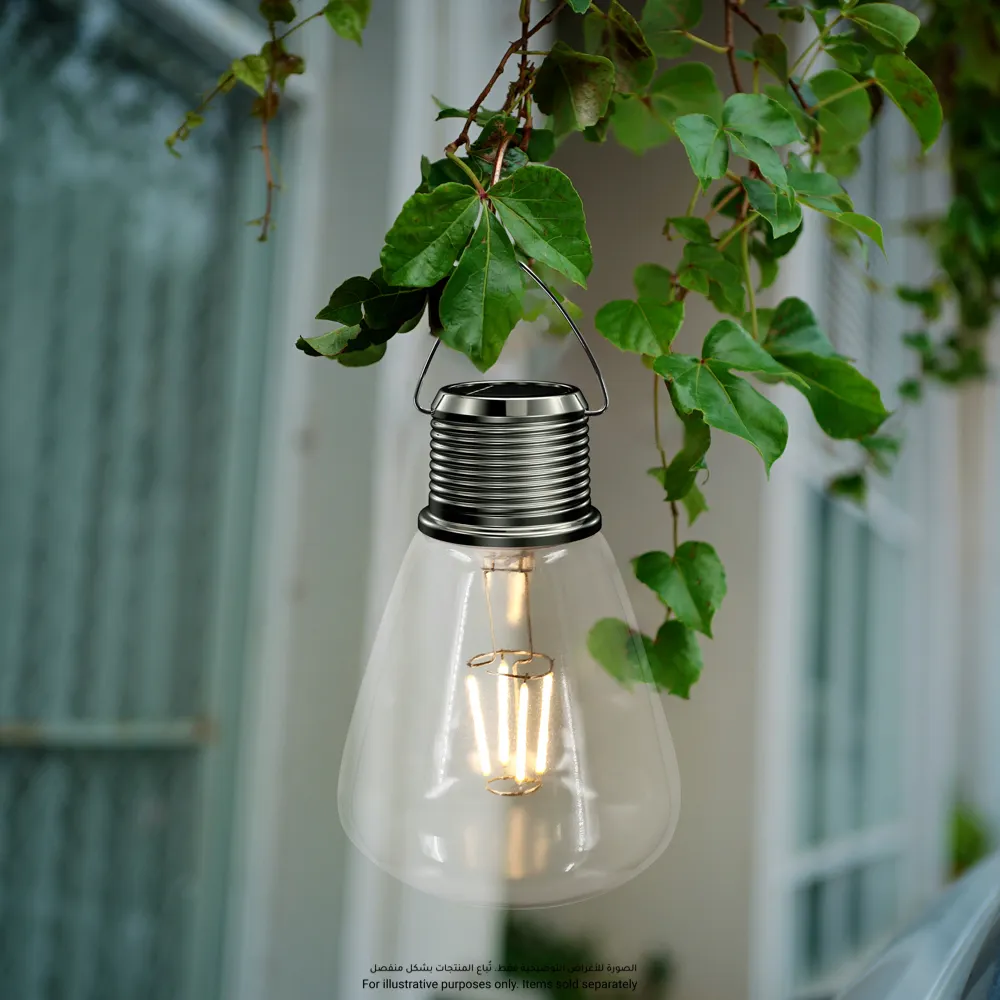 Solar-Powered Bullet LED Hanging Bulb (1.2 V)