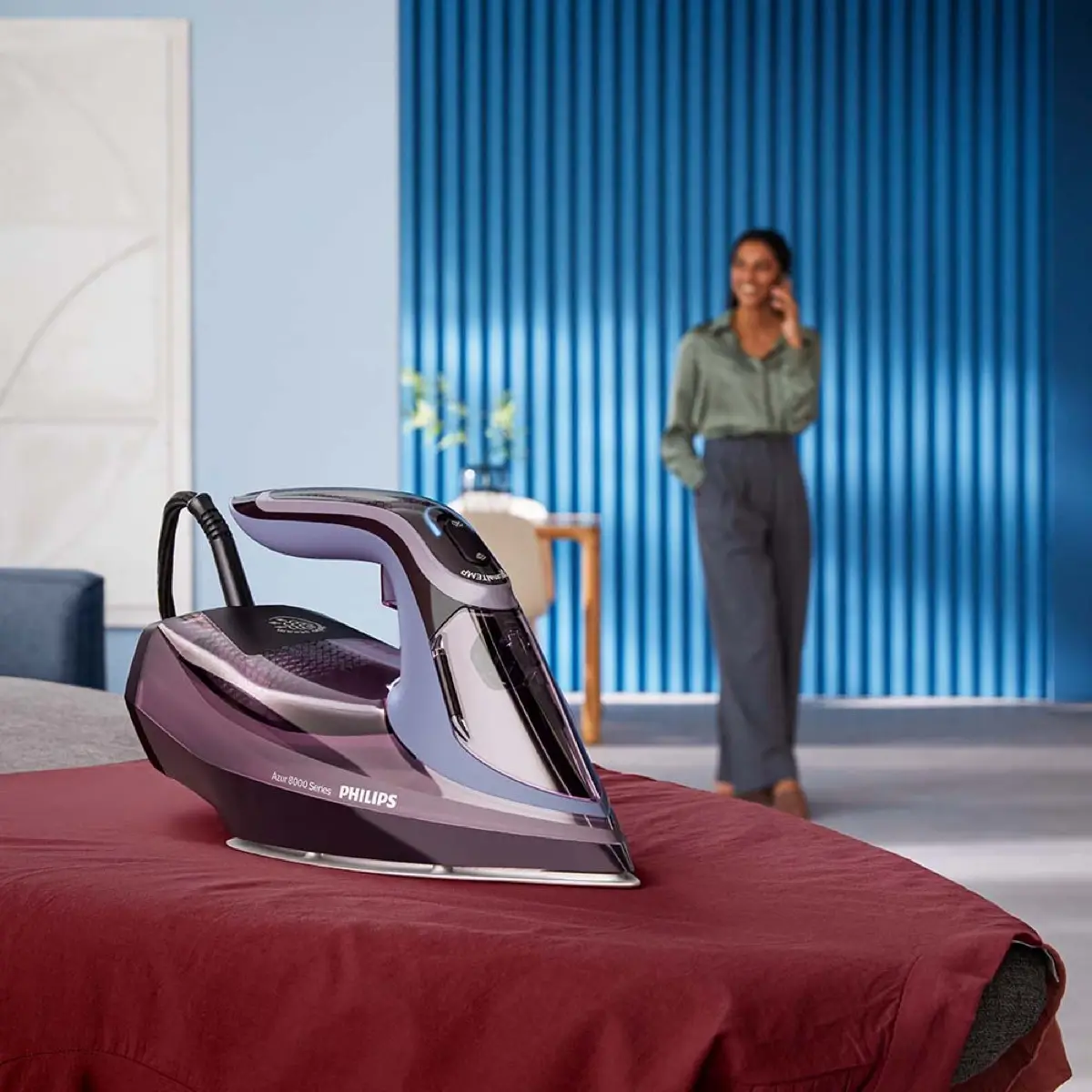 Philips Azur 8000 Series Steam Iron, DST8021/36 (3000 W, 300 ml)
