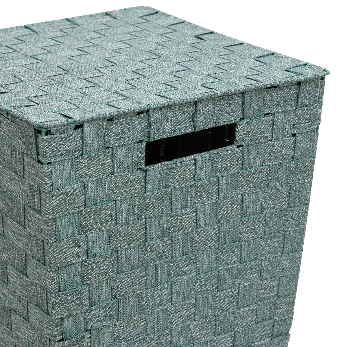 5Five Lise Laundry Basket (33 x 33 x 53 cm, Green)