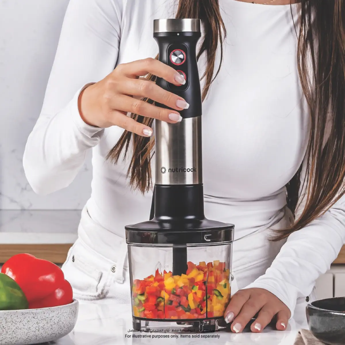 Nutricook 4-IN-1 Functionality Hand Blender, NC-HB100 (1200 W)