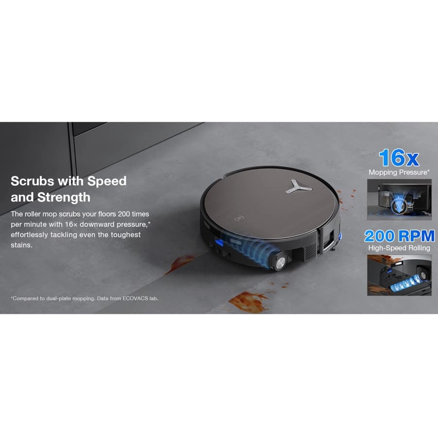 Ecovacs Deebot X11 OmniCyclone Robot Vacuum Cleaner & Mop, X11 Omni Cyclone (19,500 Pa)