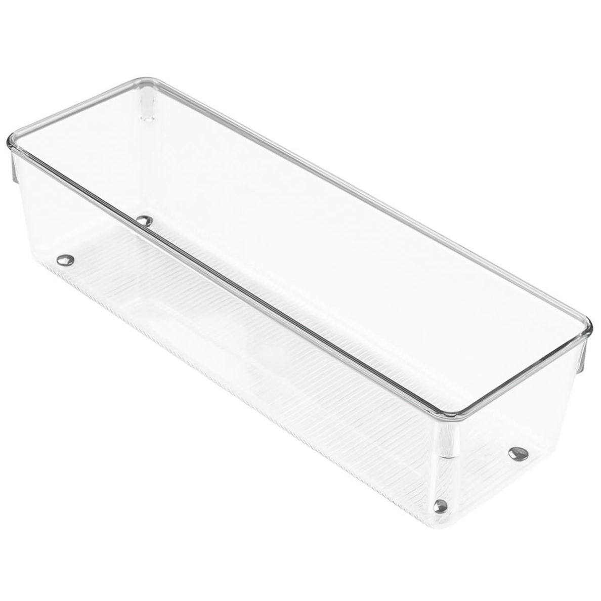 Interdesign 58930 Linus Drawer Organizer (4 × 16 × 3 cm, Clear )