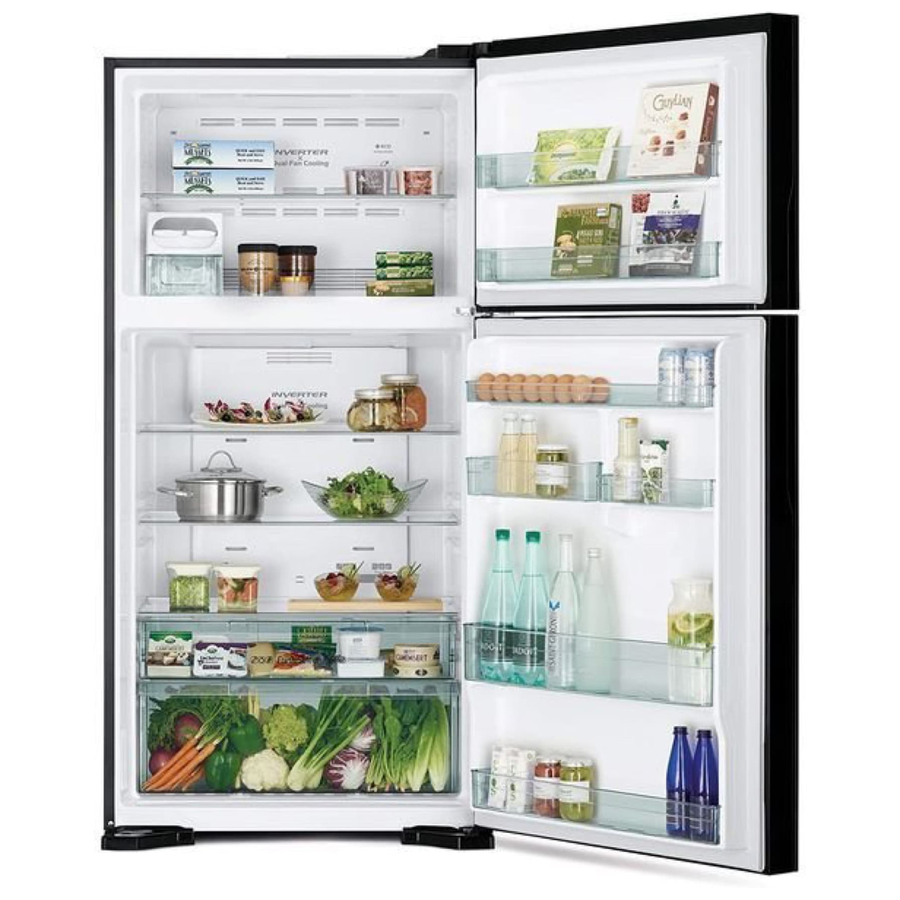 Hitachi Top Mount Refrigerator, RV710PUK7KBSL (710 L) 