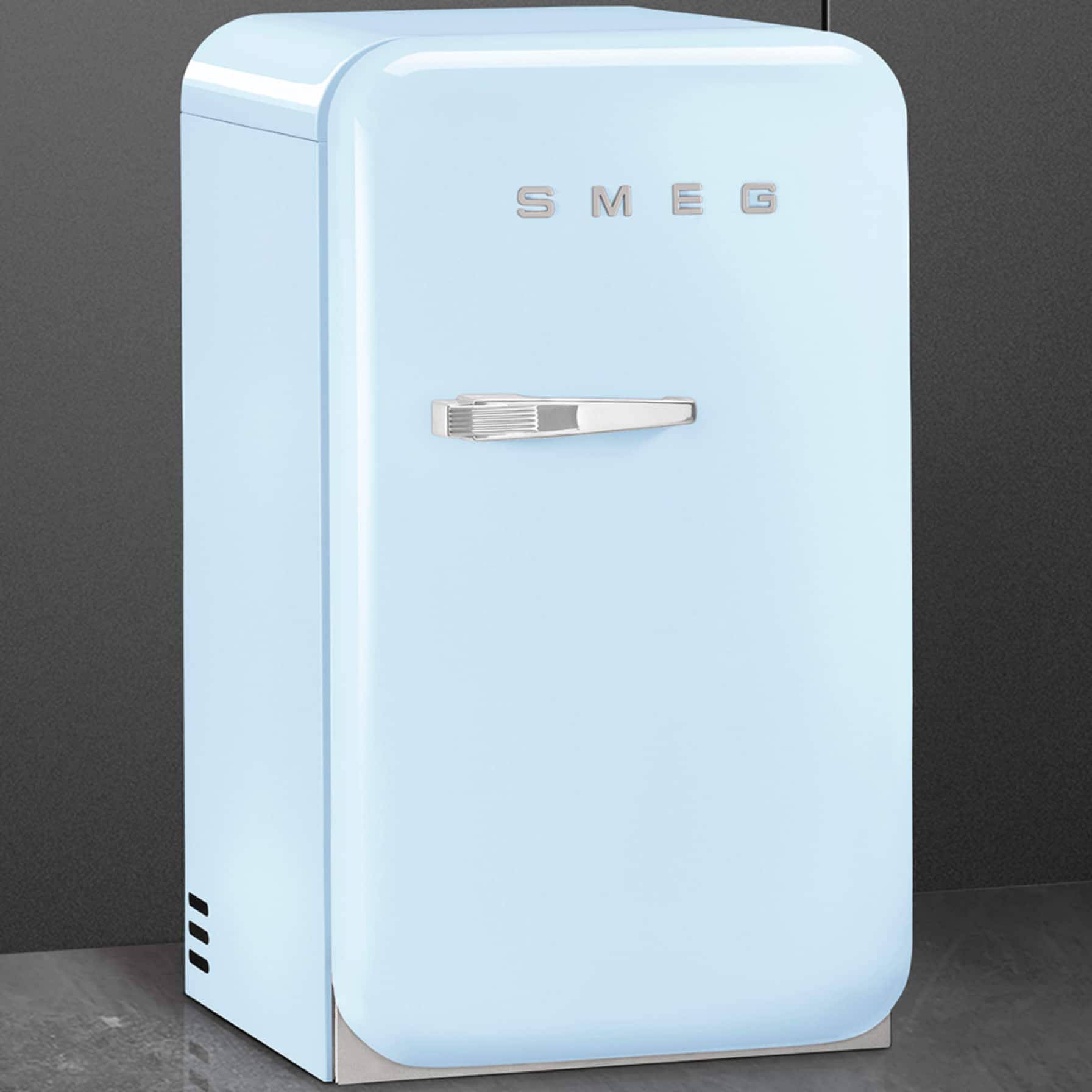 SMEG Freestanding 50s Retro Style Refrigerator, FAB5RPB3GA (34 L)