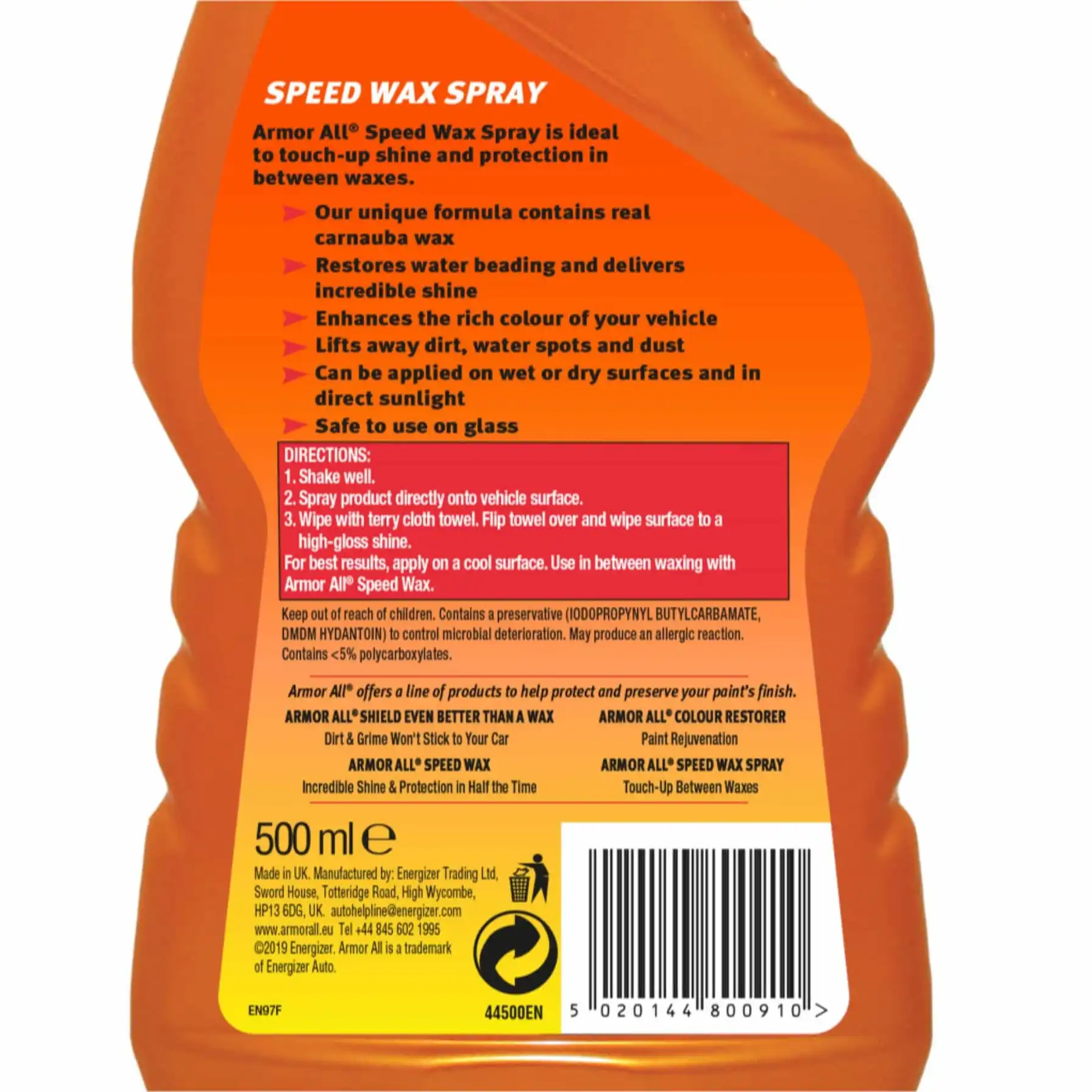 Armor All Speed Wax