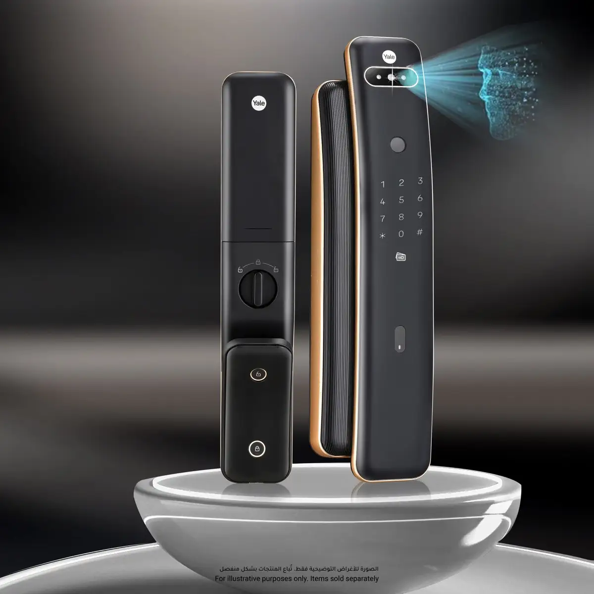 Yale Luna Pro+ Smart Door Lock (6.6 x 32 cm)