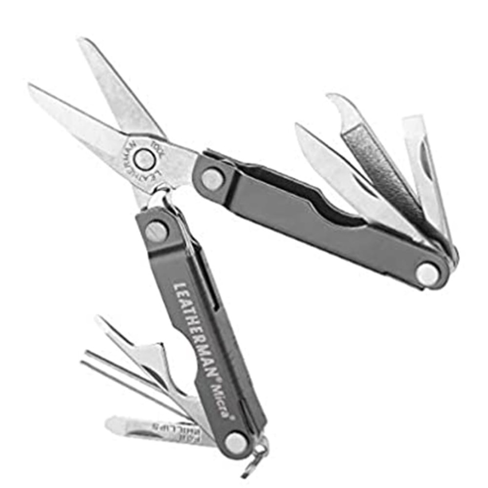 Leatherman Micra 10-in-1 Stainless Steel Multi-Tool (24 x 14 x 1 cm)