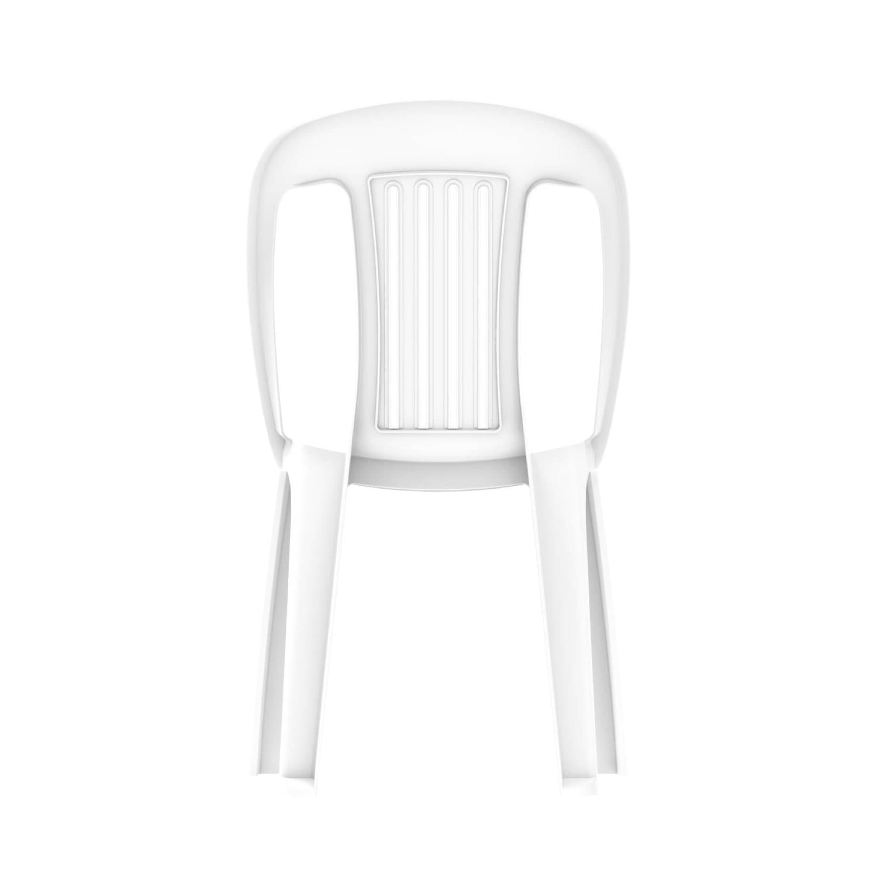 Cosmoplast Plastic Contessa Chair (White)
