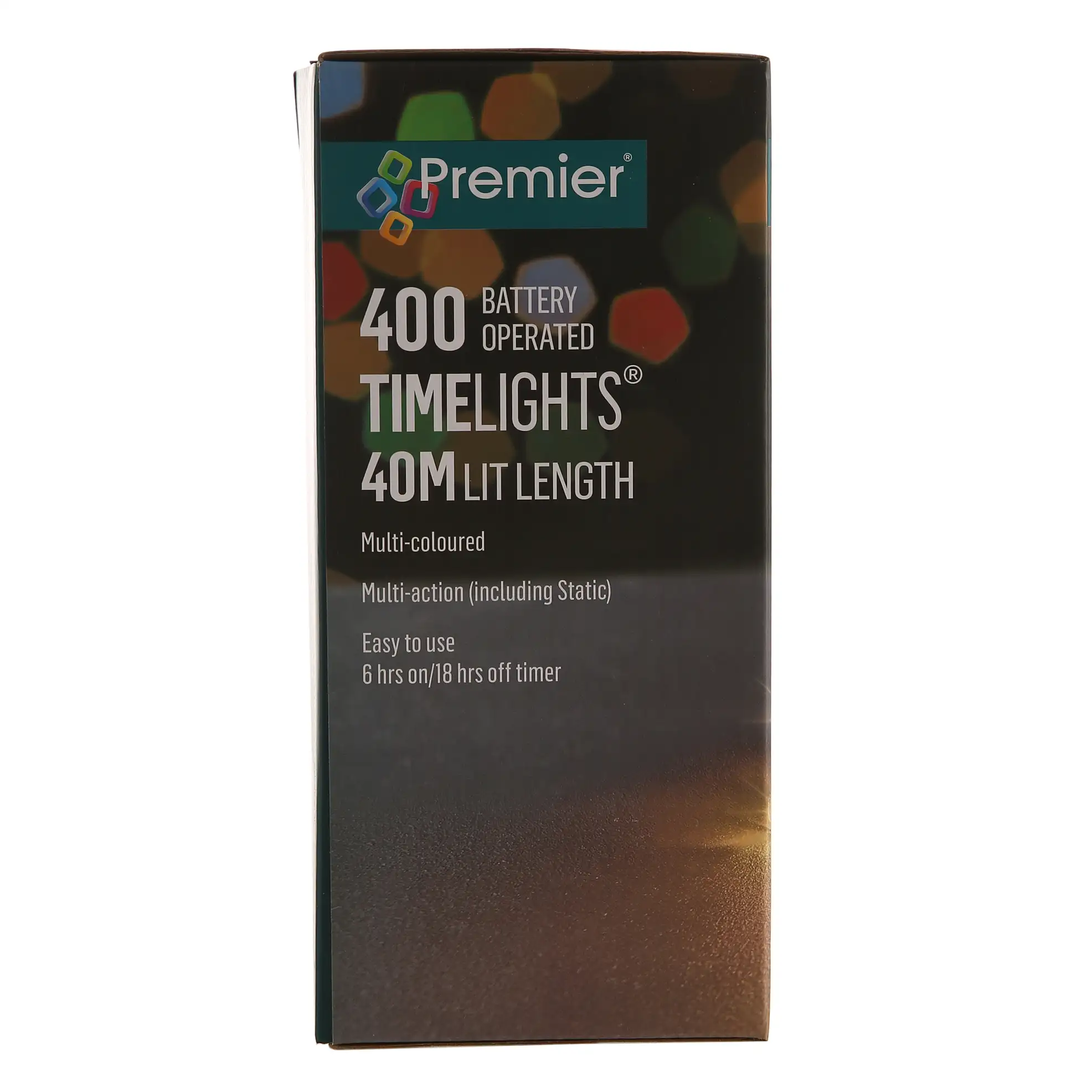 Premier® Timelights 400 Battery-Operated Multi-Action LED Lights (Multicolor)