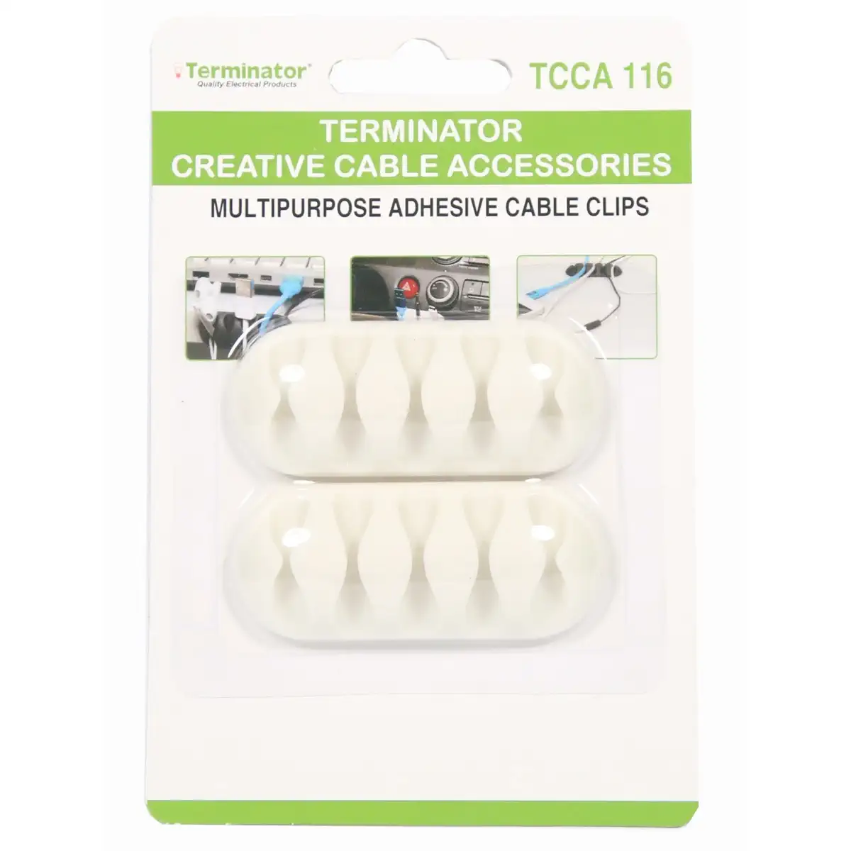 Terminator Multi-Purpose Adhesive Clips (2 Pc.)