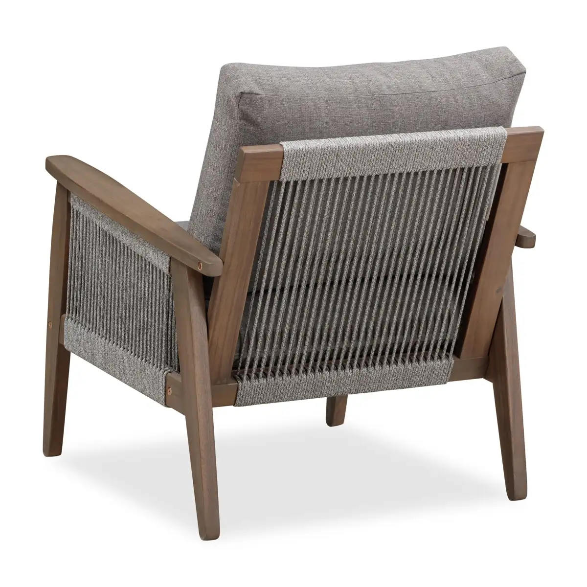 Baltimore Acacia Wood 1-Seater Outdoor Sofa W/Cushion (72 x 83 x73 cm)
