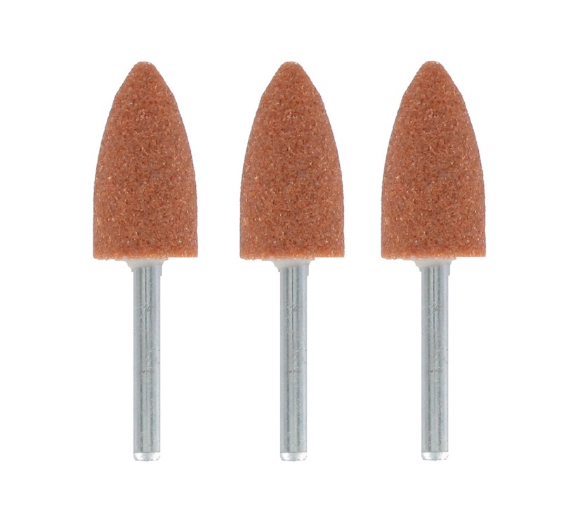 Dremel Aluminum Oxide Grinding Stone (9.5 mm, 3 Pieces)