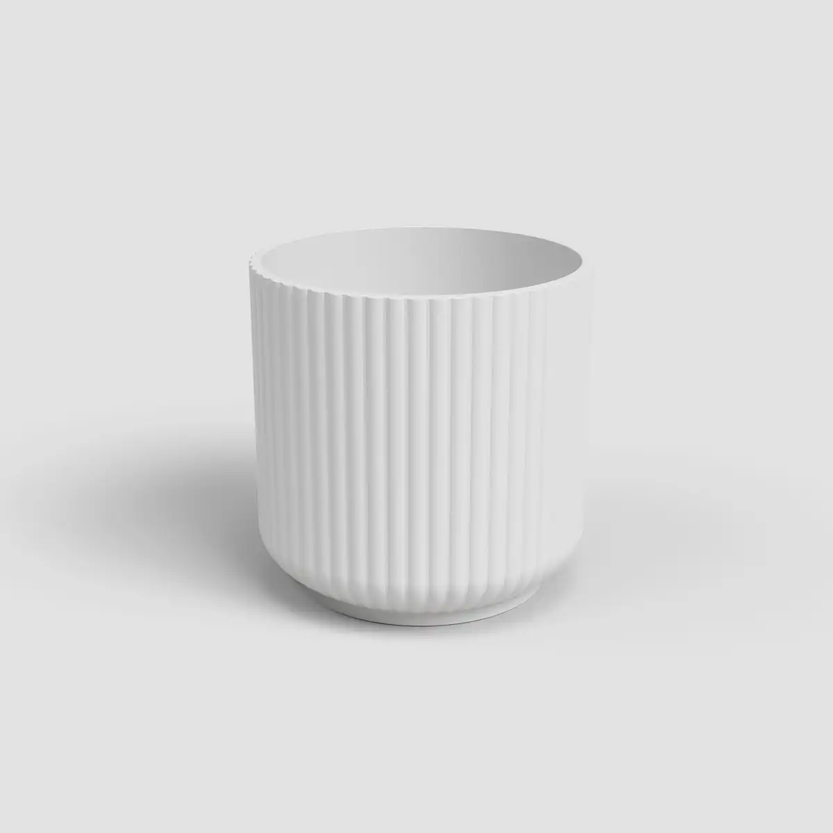 Artevasi Luna Plant Pot (White, 12 cm)