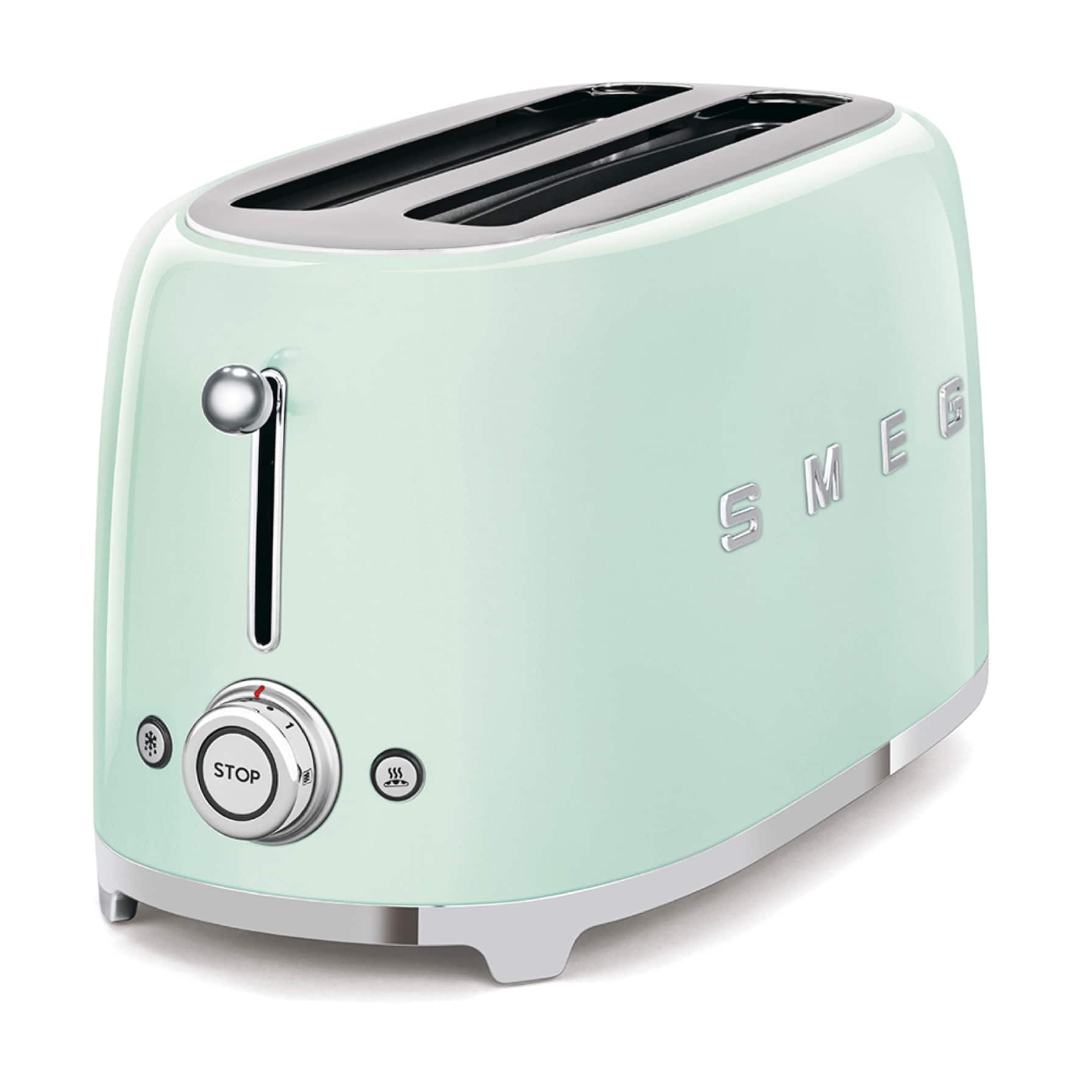 SMEG 50s Retro Style 4-Slice Toaster, TSF02PGUK (1500 W)