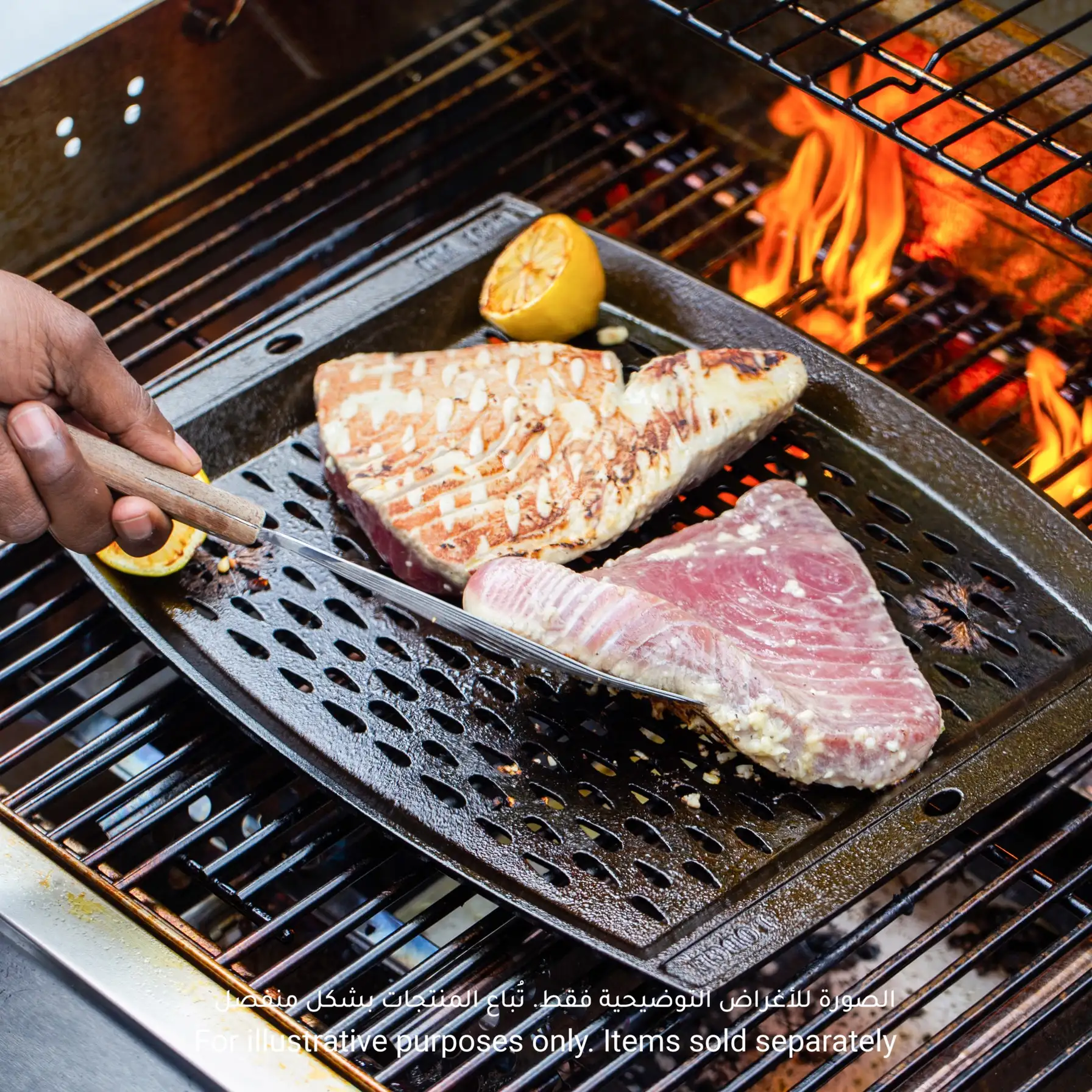 Lodge Cast Iron Rectangular Grill Topper (38.1 x 30.48 cm)