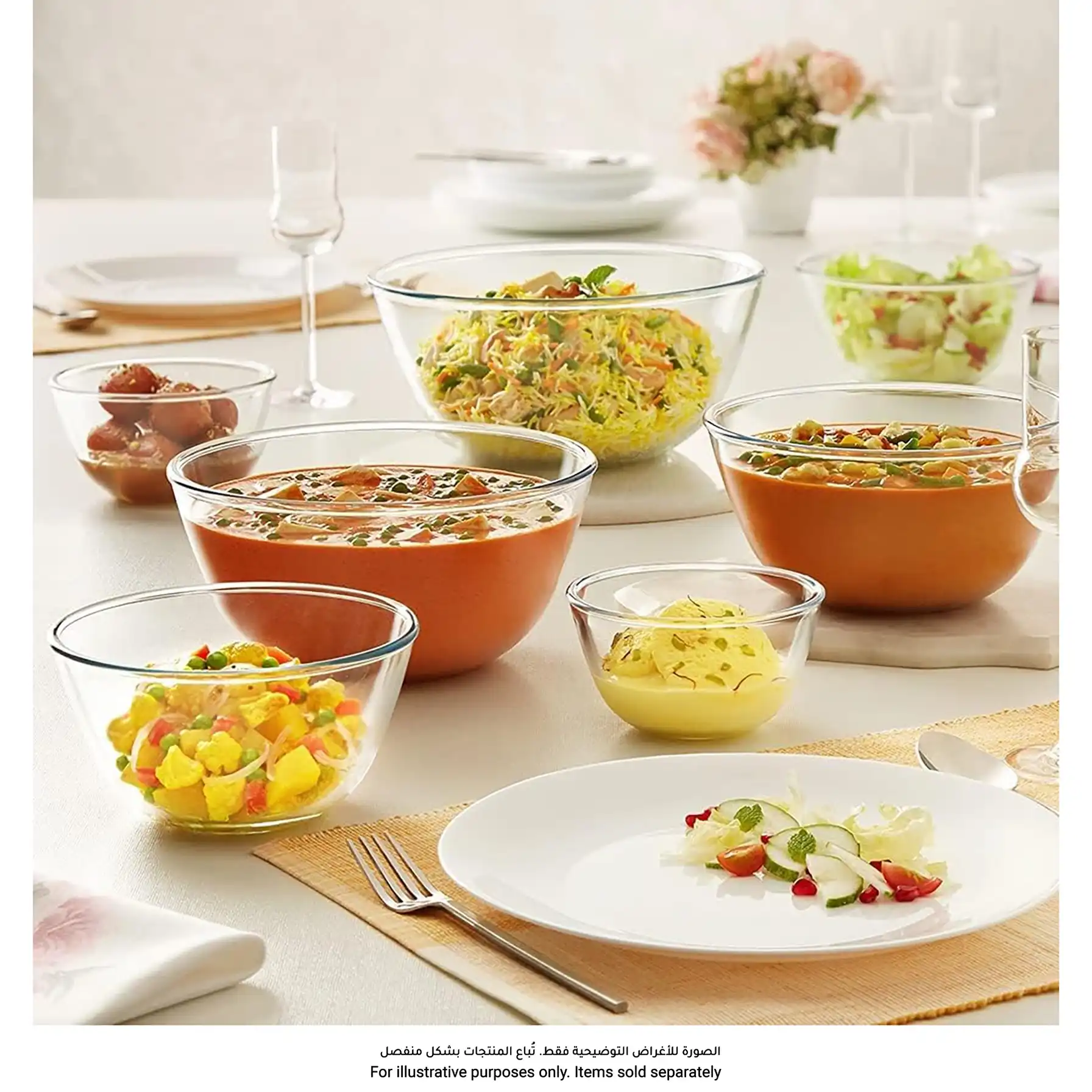 Borosil Borosilicate Glass Mixing Bowl (500 ml, Clear)