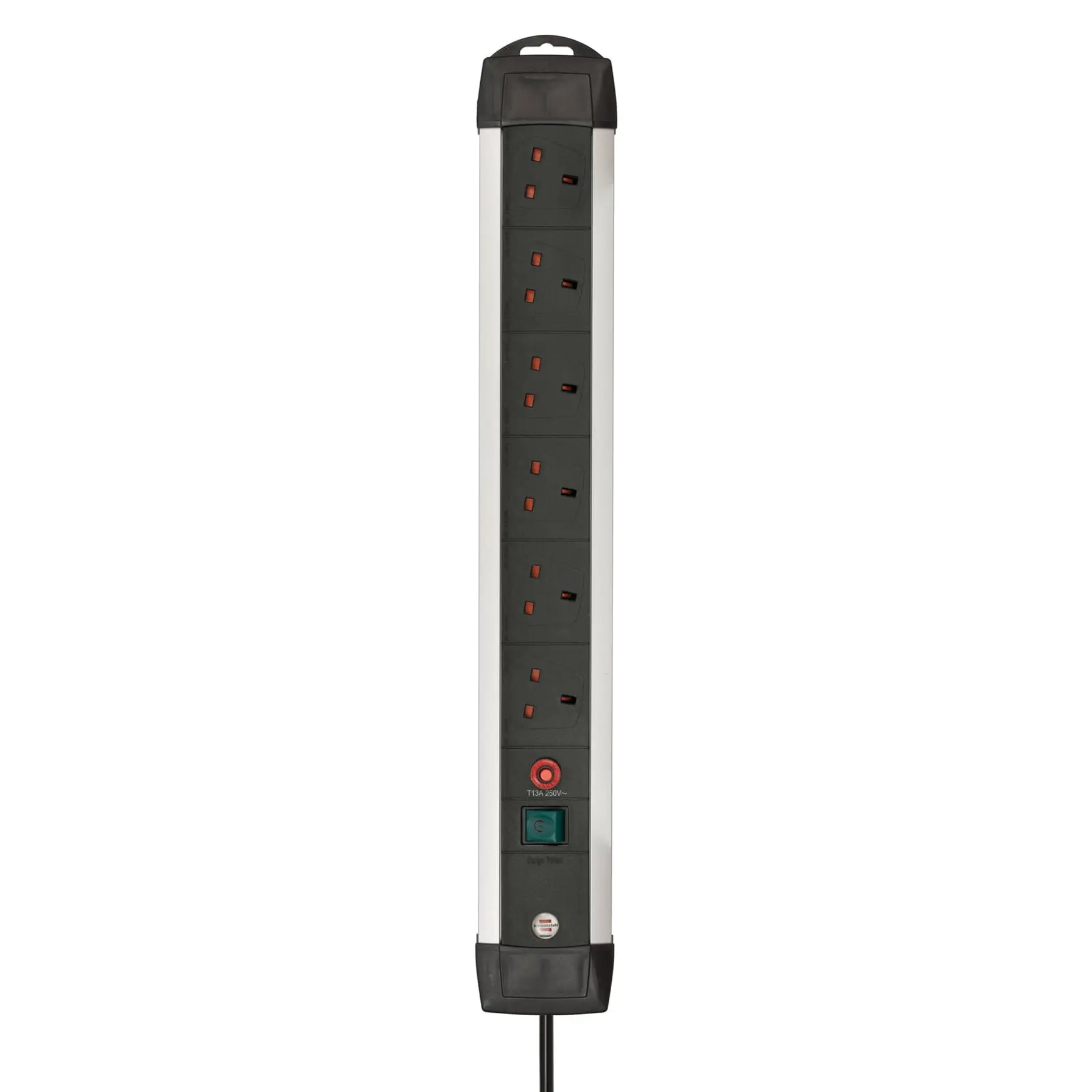 Brennenstuhl 4 Socket Extension Lead (3 m, Black)
