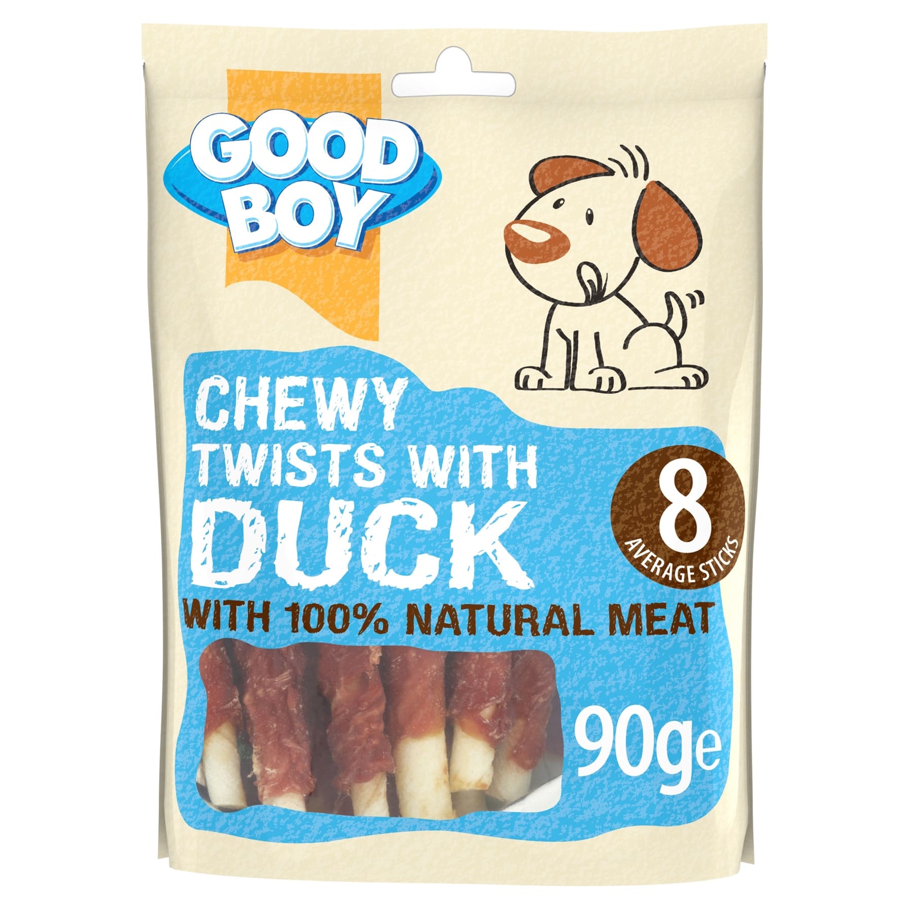 Armitage Good Boy Chewy Duck Twists Dog Treat (Adult Dogs, 90 g)