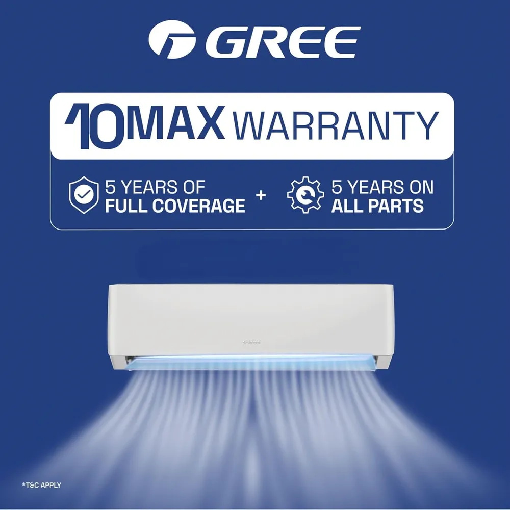 Gree Wi-Fi Enabled Split Air Conditioner, R410A iSAVE PLUS-18C3 (1.5 Ton)