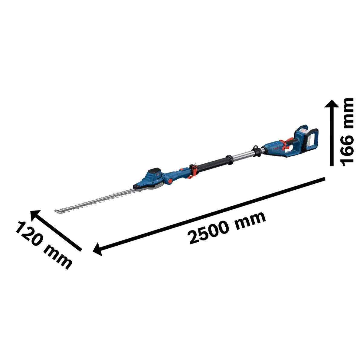 Bosch Professional Cordless Telescopic Hedgecutter, GHE 18V-50 TP (18 V)