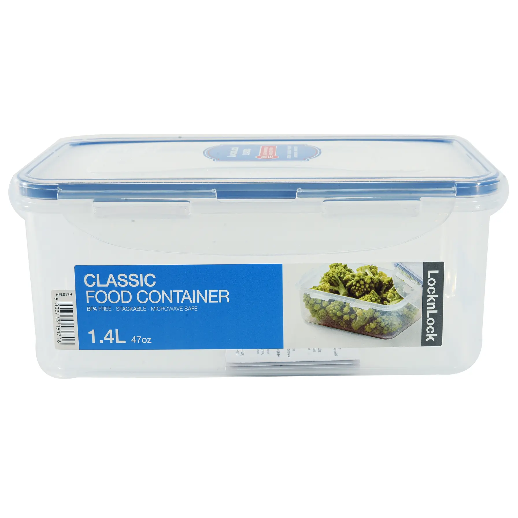 Lock & Lock Rectangular Plastic Food Container (1.4 L)