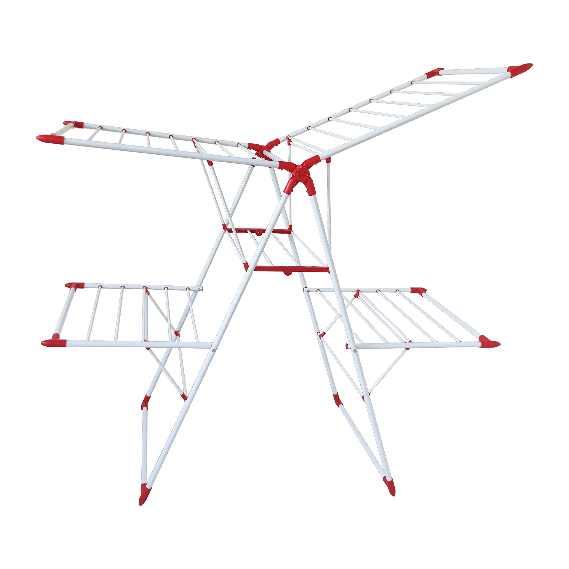 Foldable Double-Layer Carbon Steel Drying Rack (157 x 61 x 125 cm)
