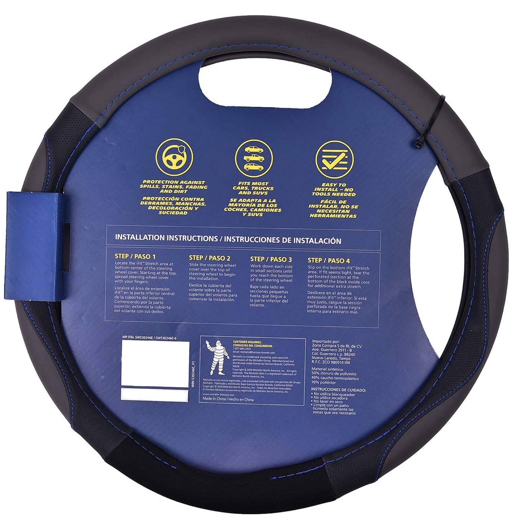 Michelin Premium Steering Wheel Cover 