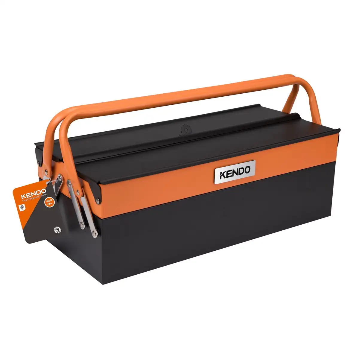 Kendo 3-Way Cantilever Tool Box (46 x 20 x 16 cm)