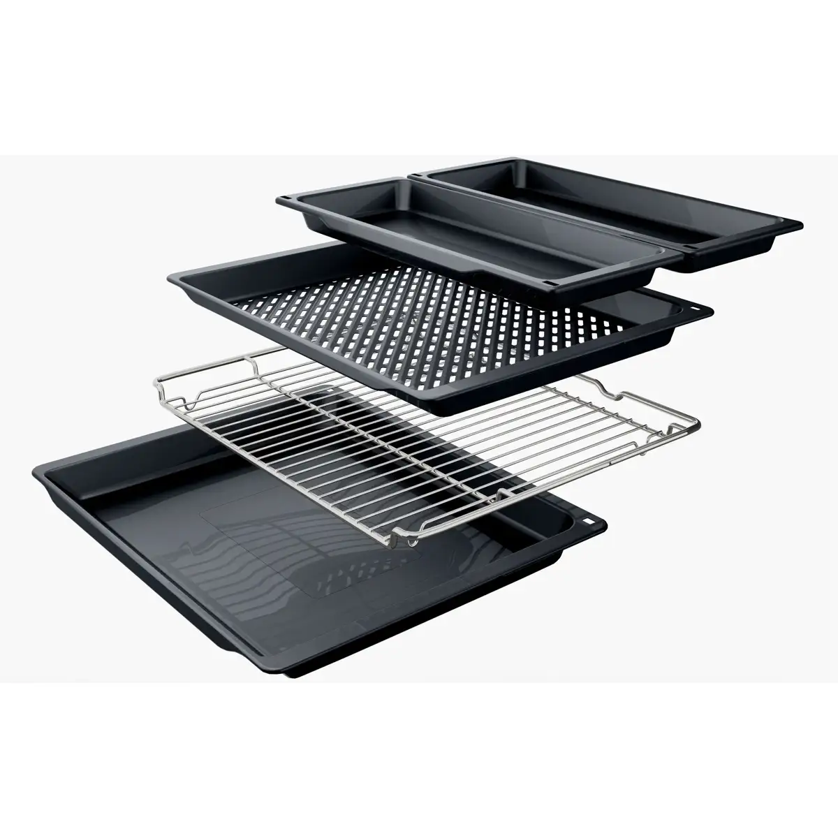 Bosch Series 6 Built-In Oven W/Air Fry, HJG852YS0M (2990 W, 76 L)