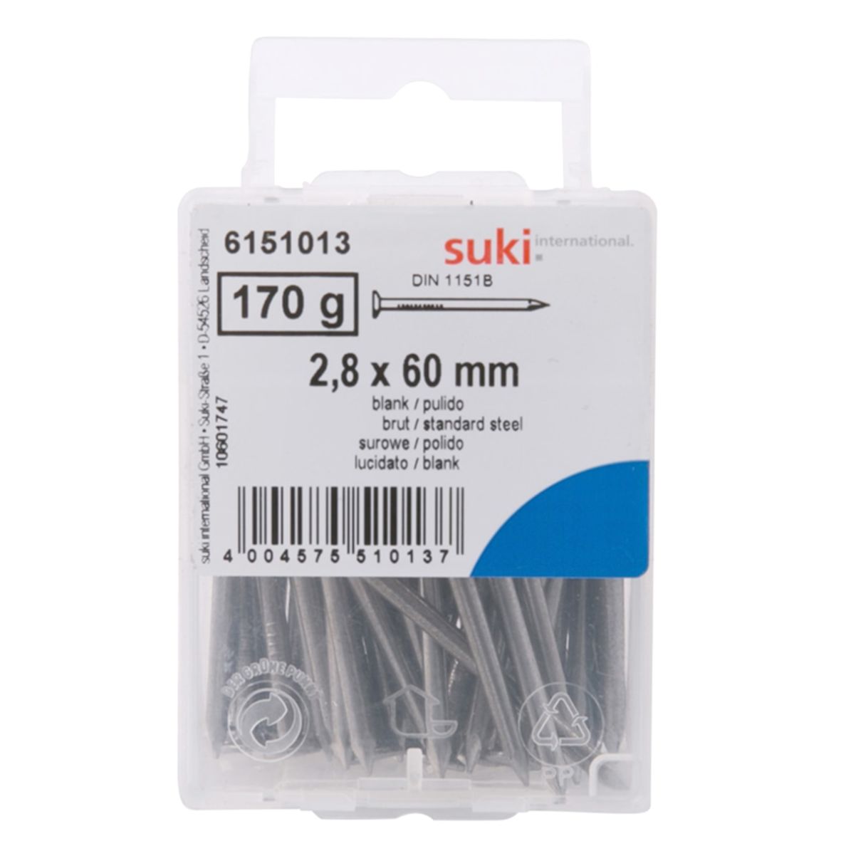 Suki Wire Nails (2.8 x 60 mm)