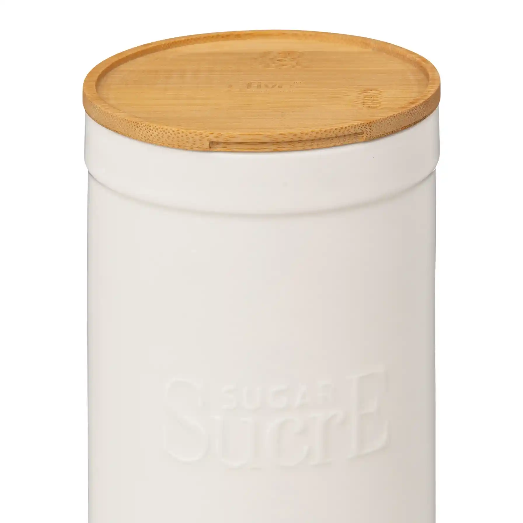 5Five Natureo Stoneware Sugar Box (12.2 x 19.5 cm, White)