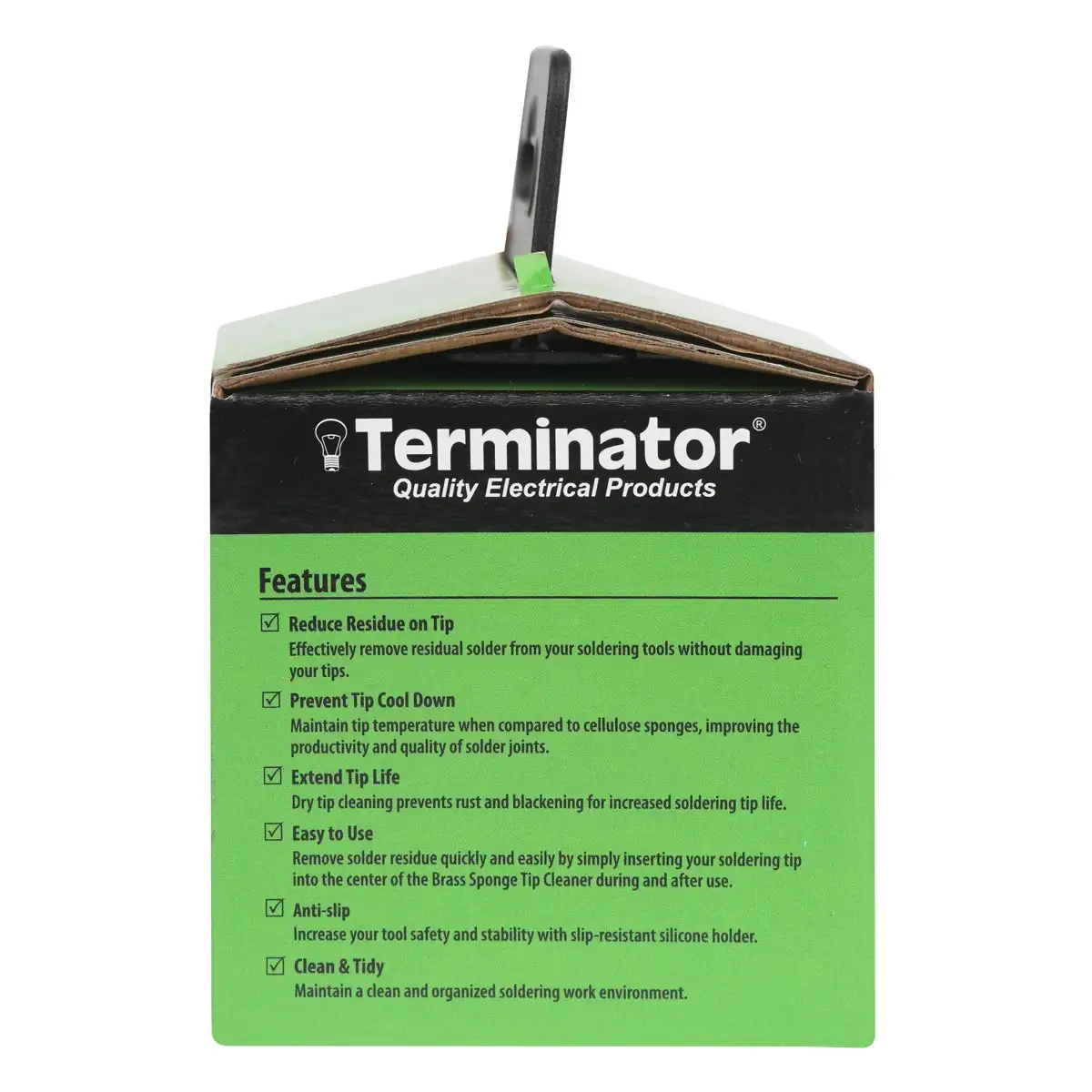 Terminator Solder Iron Tip Cleaner Brass Sponge