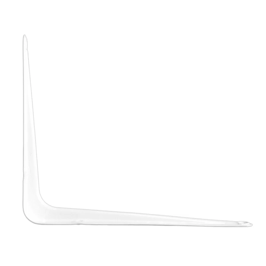 Ace Stainless Steel Shelf Bracket (White, 13 x 15 cm)
