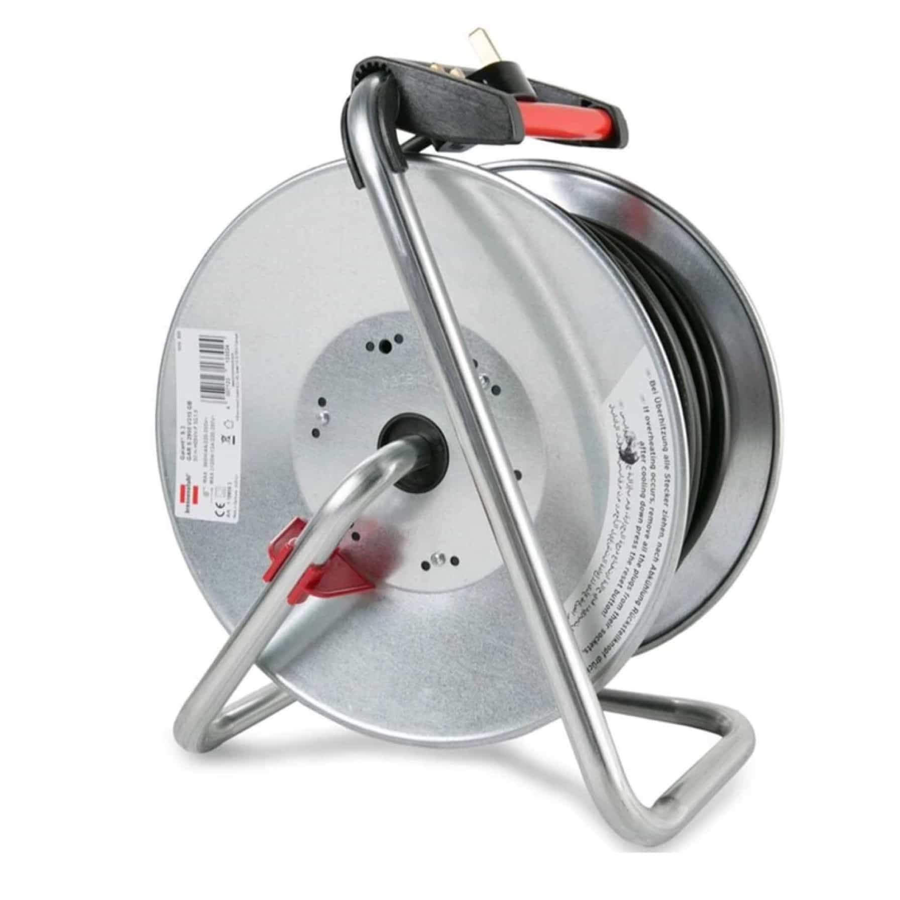 Brennenstuhl Heavy Duty 3-Socket Cable Reel W/Safety Cut Out (25 m)
