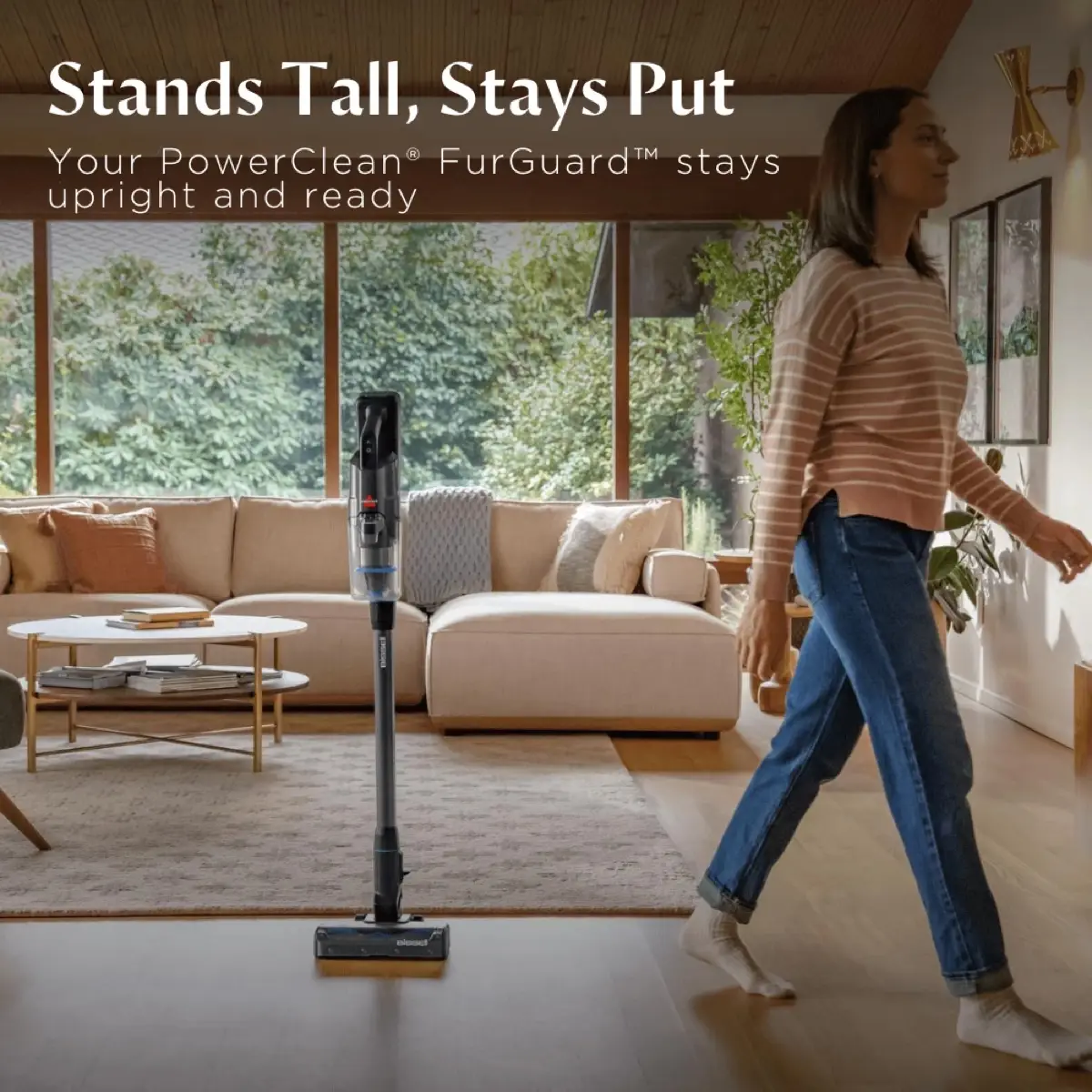 Bissell Powerclean Furguard Cordless Stick Vacuum Cleaner, 4241K (280 W)
