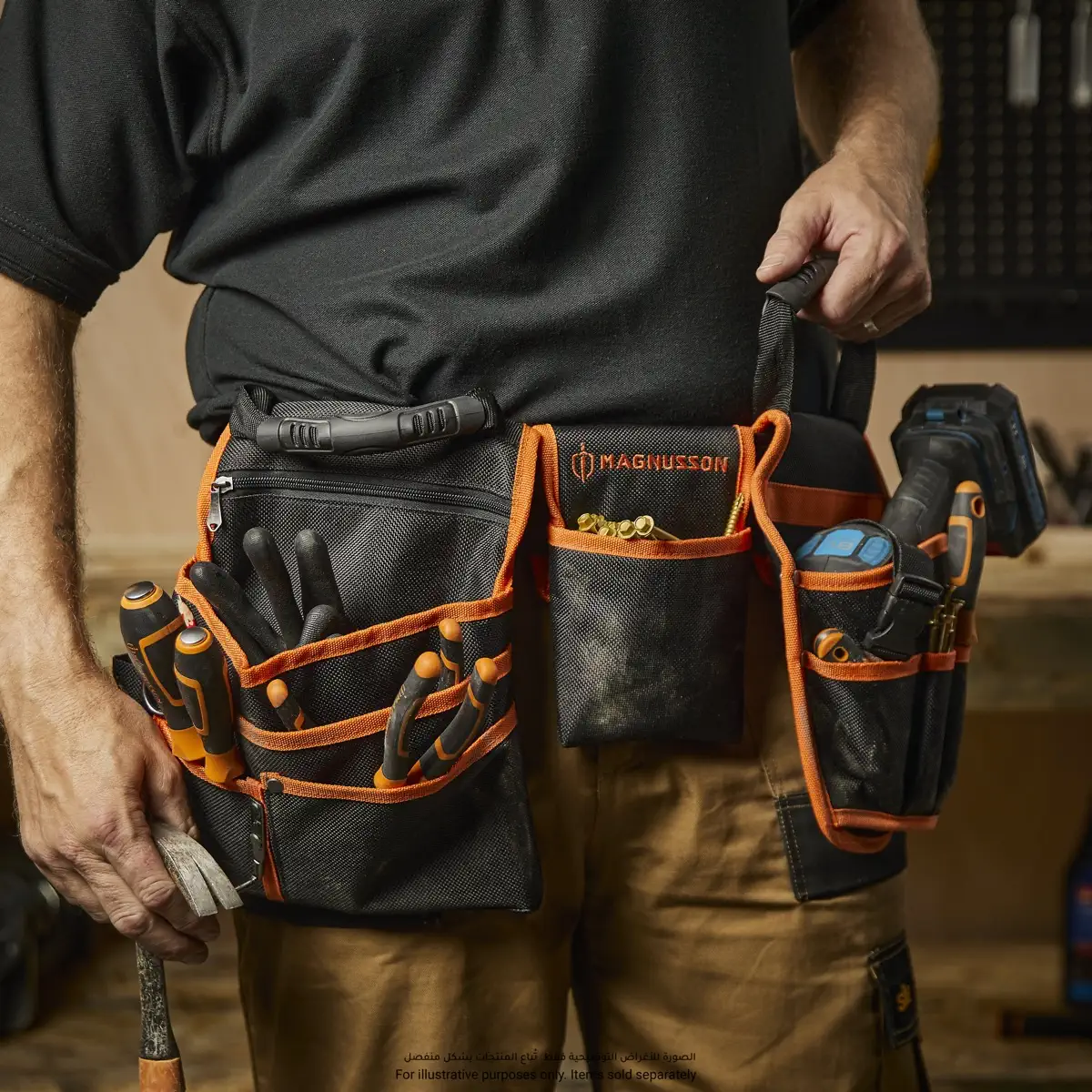 Magnusson Tool belt & holster set (60 x 31 cm)