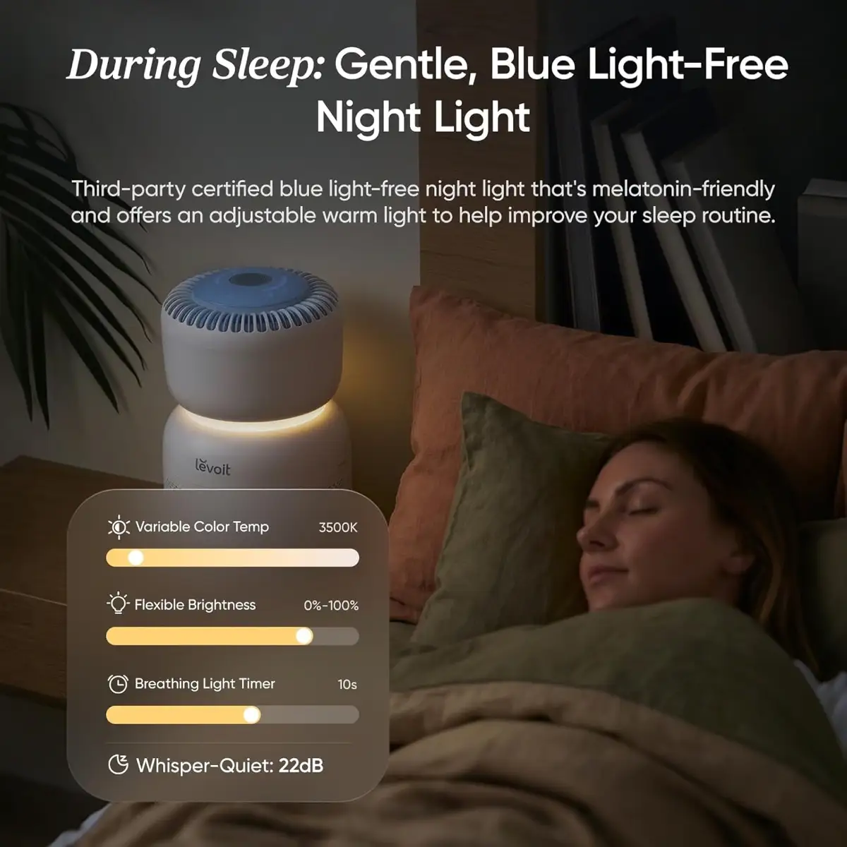 Levoit Sprout Air Purifier WSmart Wi-Fi, LAP-B851S-WUK (18 W)