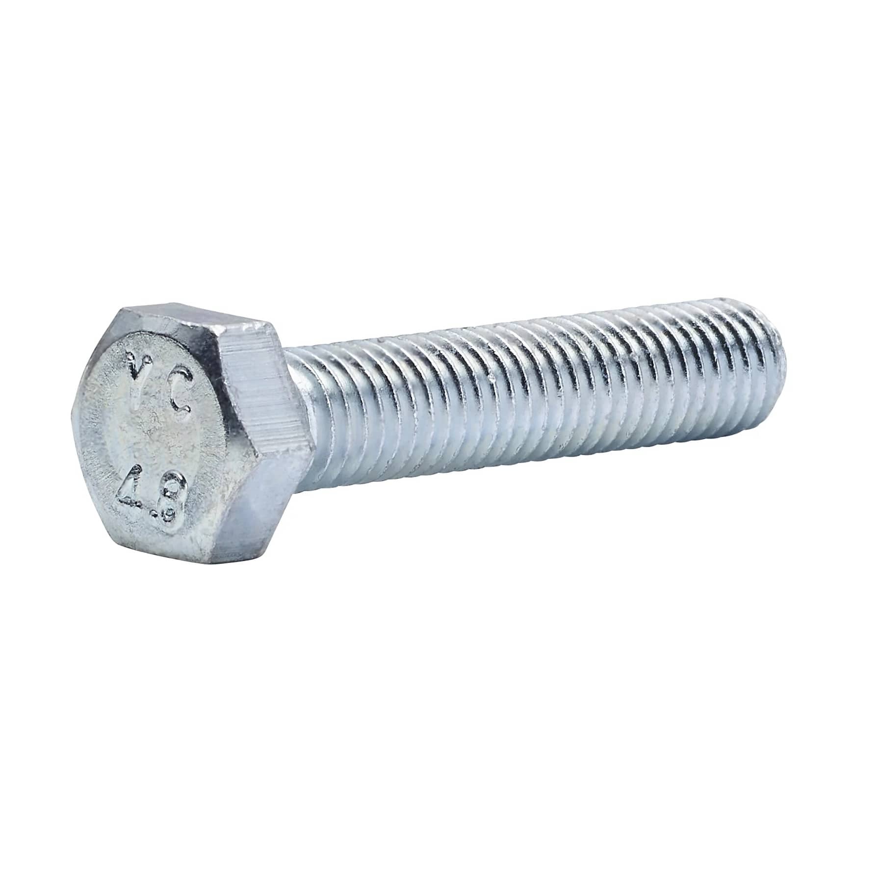 Diall Zinc-Plated Carbon Steel Hex Bolt Pack (M8 x 40 mm, 100 Pc.)