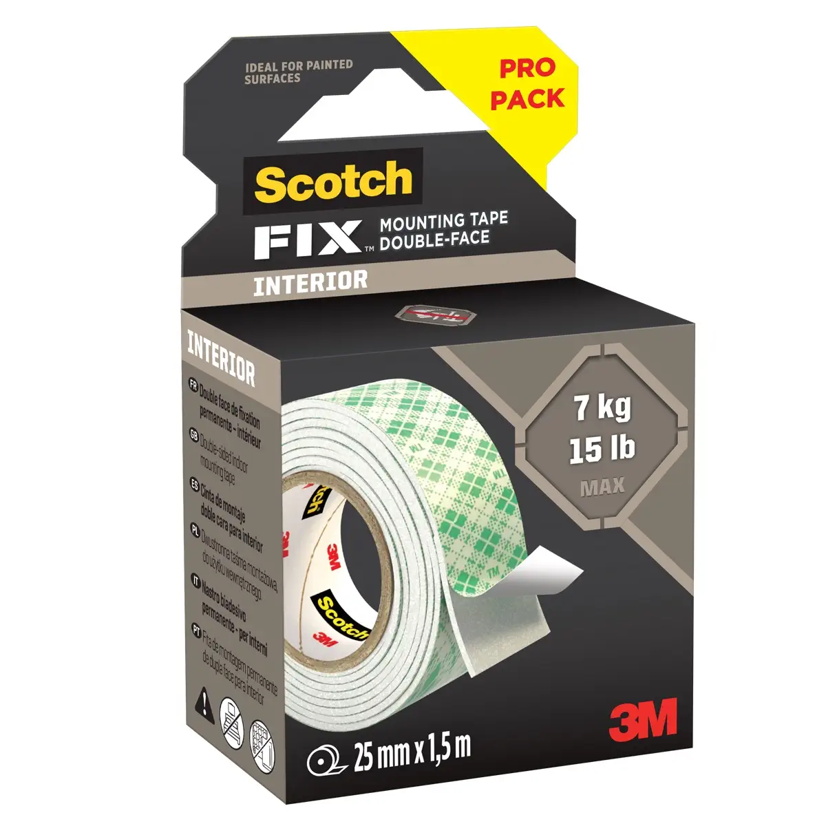 3M Scotch Heavy Duty Mounting Tape (2.5 x 127 cm)