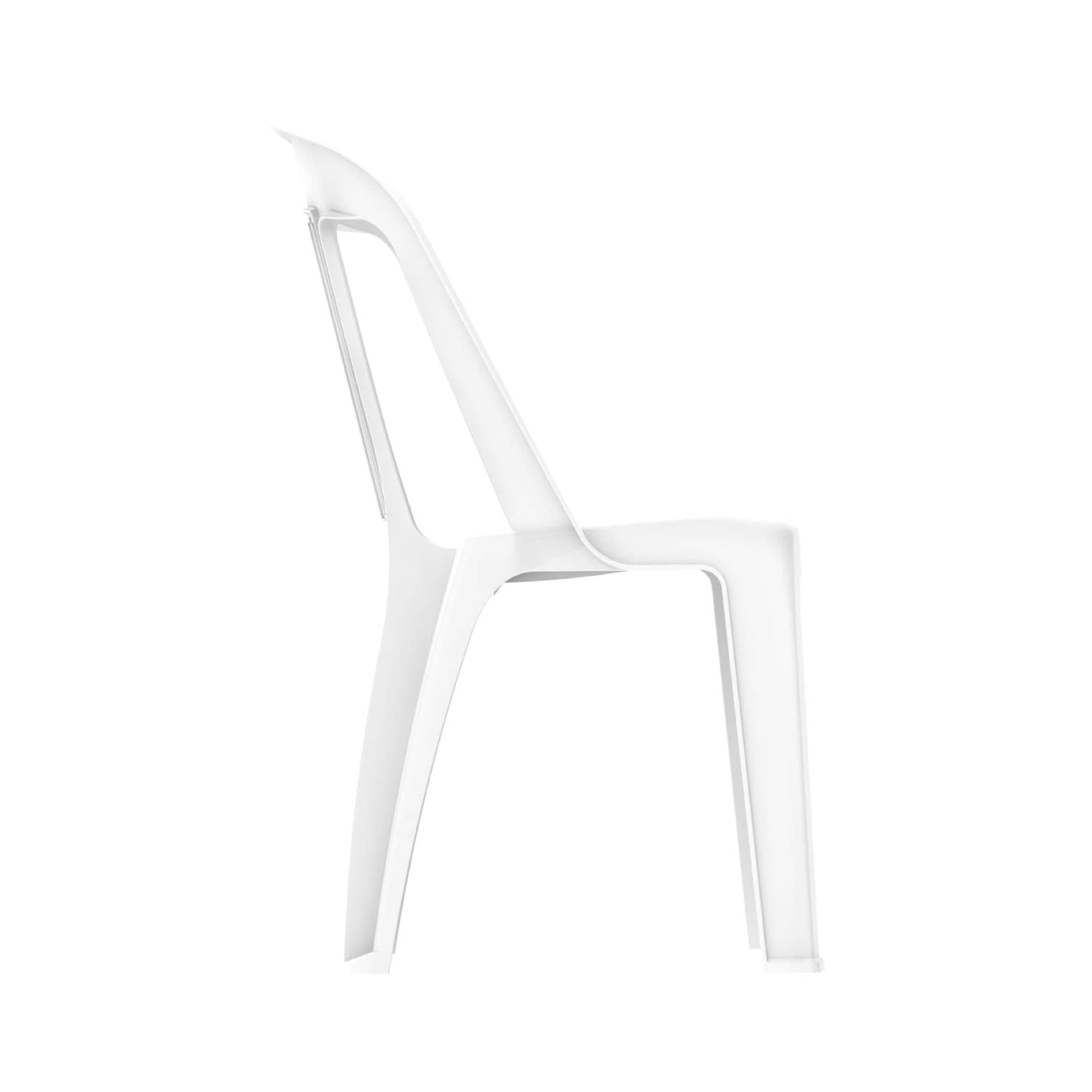 Cosmoplast Plastic Contessa Chair (White)