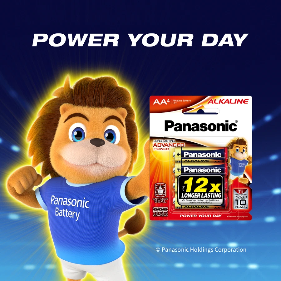 Panasonic AA Alkaline Batteries Pack (4 Pc.)