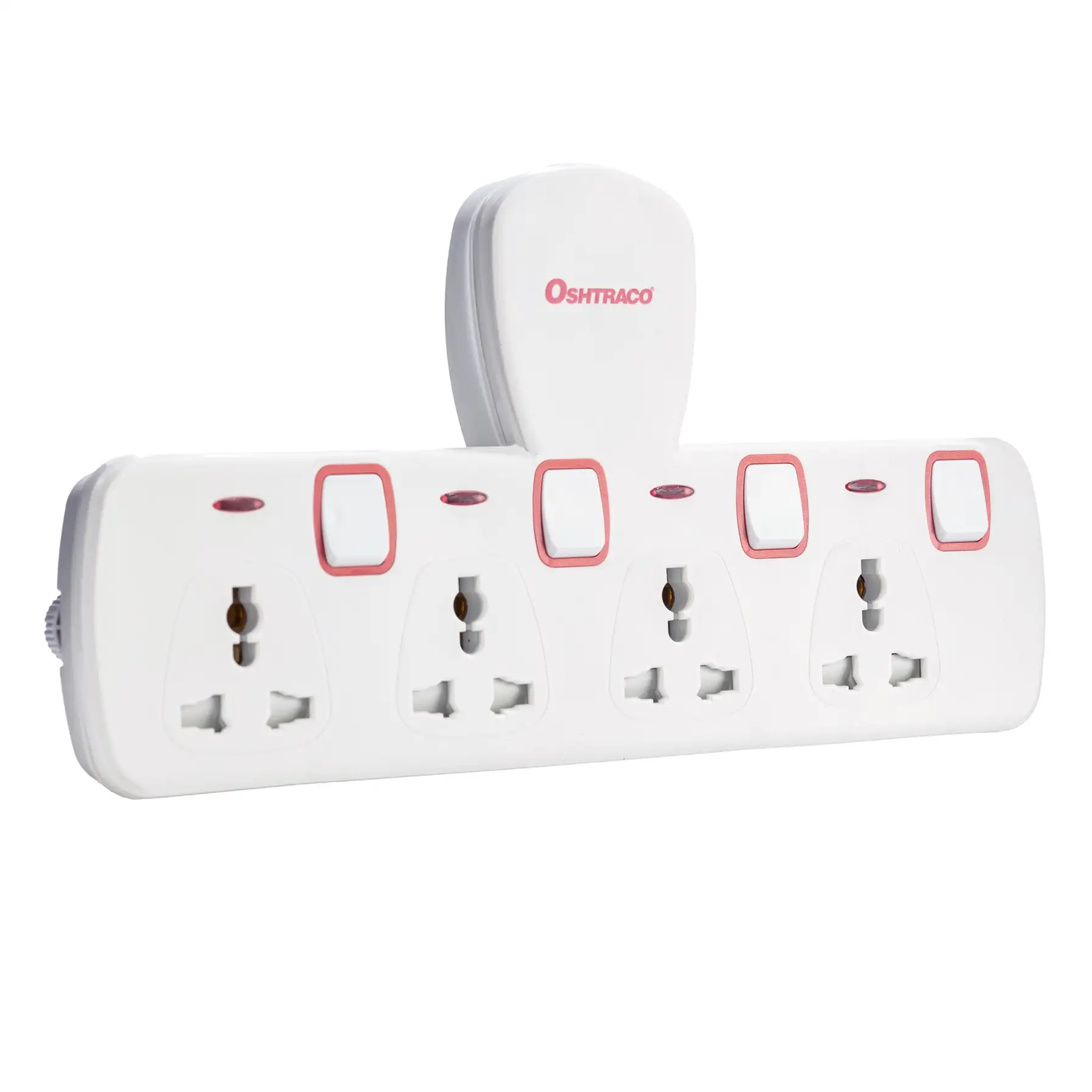 Oshtraco 4-Way T-Shape Universal Switched Adaptor, OTC-DC-4413