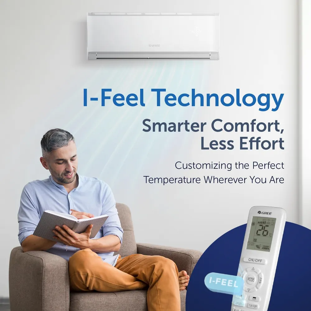 Gree Wi-Fi Enabled Split Air Conditioner, R410A - LOMO-S36C3 (3 Ton)